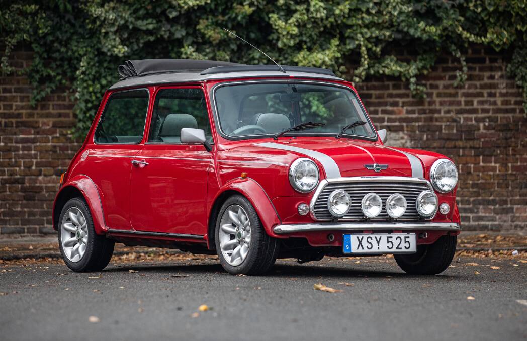 The Mini's design icon status continues to this day. This Cooper version was owned by actress Britt Ekland. Picture supplied 