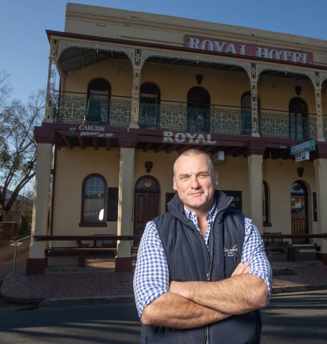 Richard Harry, publican at the lake George Hotel in Bungendore. Picture: Sitthixay Ditthavong 
