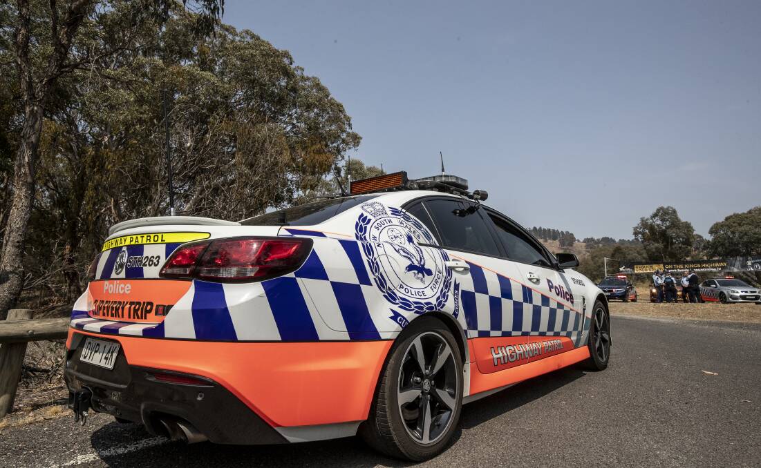 NSW Highway Patrol had a highly visible presence on the Monaro Highway over the long weekend opening to the ski season. Picture: Sittihaxay Ditthavong