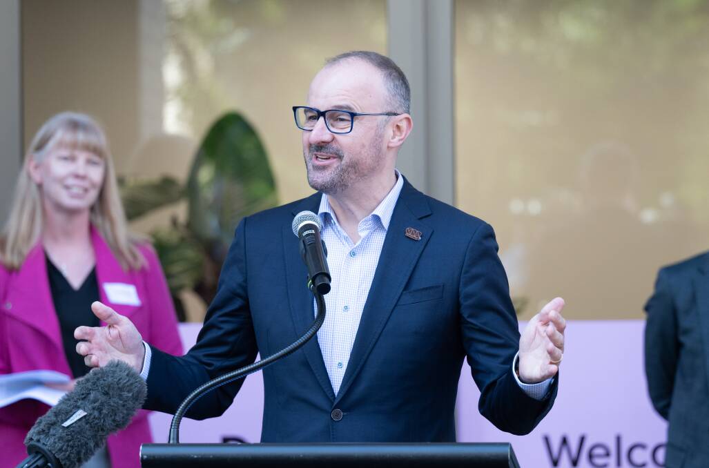 Chief Minister Andrew Barr has committed to the technology 'within months'. Picture by Karleen Minney
