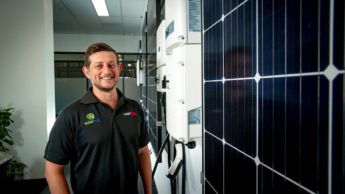 Solarhub founder Ben Masters says the scheme should support ACT businesses. Picture: Elesa Kurtz