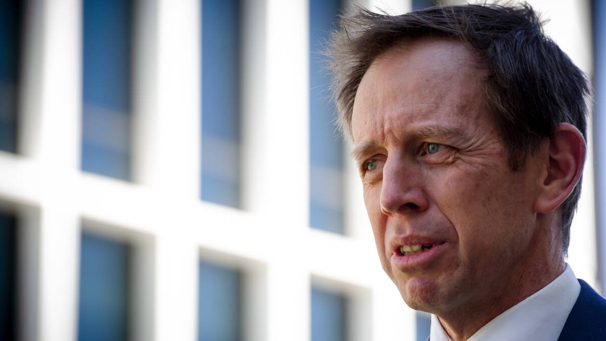 ACT Attorney General Shane Rattenbury has commissioned a study into bail outcomes but has rejected a call for a judicial review. Picture by Elesa Kurtz