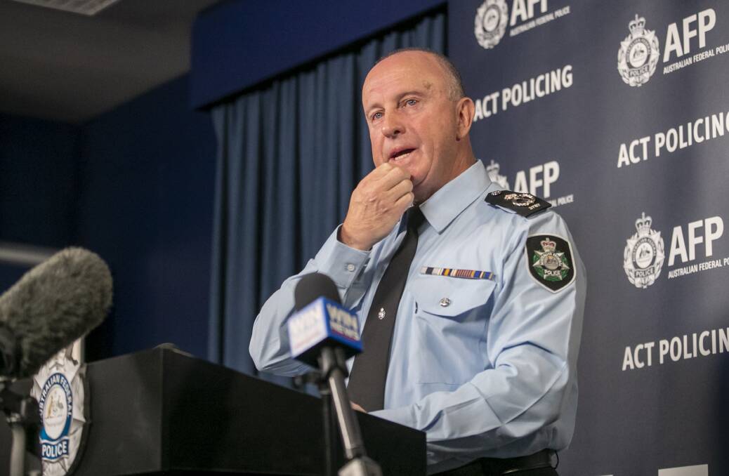 ACT Chief Police Officer Neil Gaughan: "We must do better". Picture: Keegan Carroll 