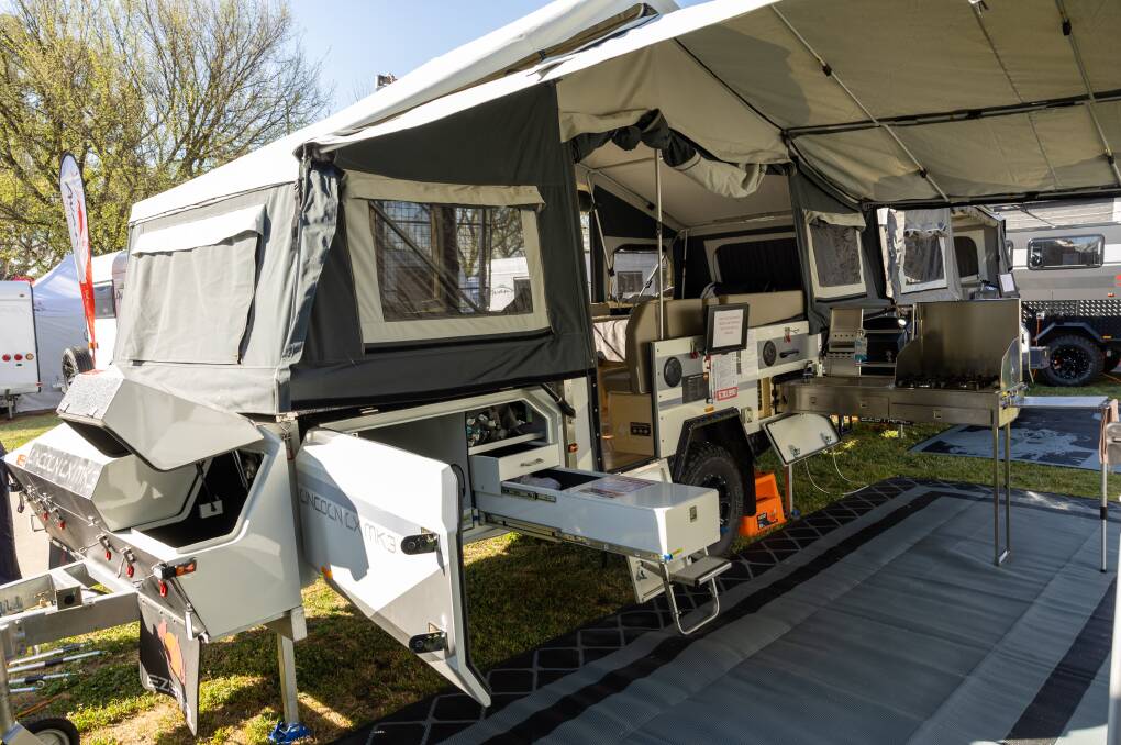 Like a Swiss Army knife, camper-trailers now fold, slide and open in a multitude of ways. Picture by Gary Ramage