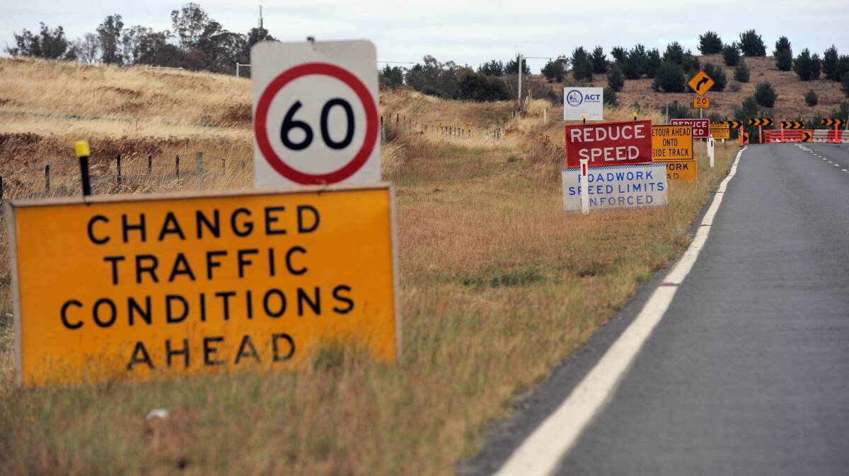 Roadworks start next week on the Kings Highway. Picture: Graham Tidy