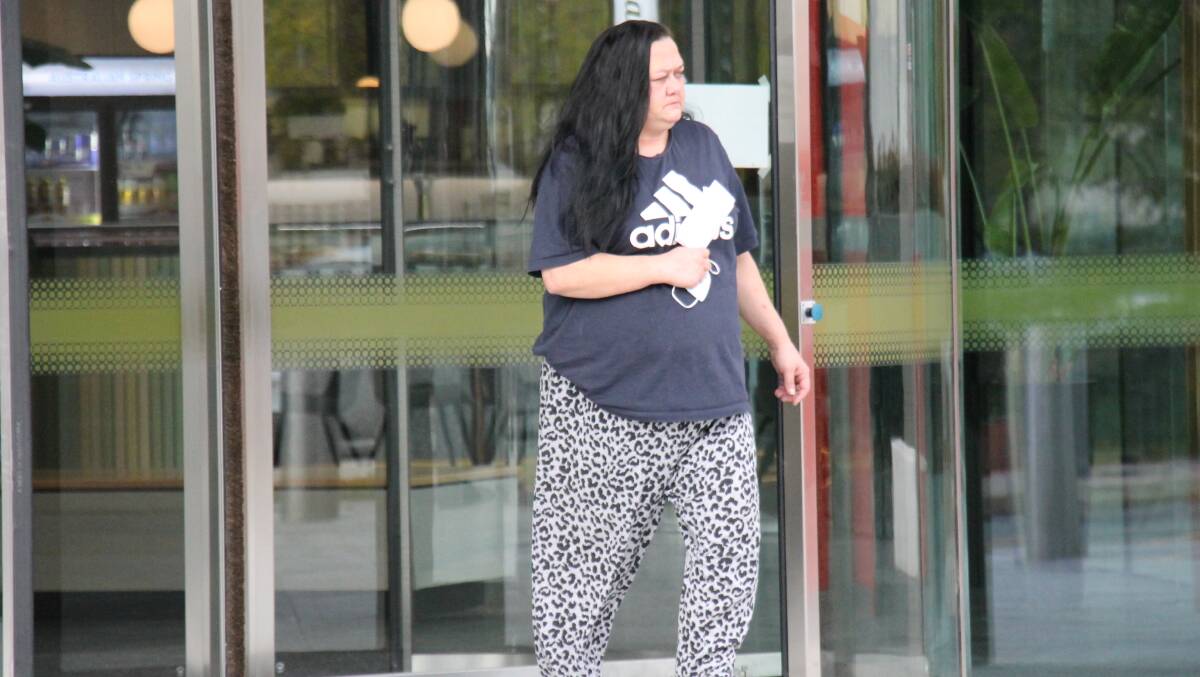Stacey Miller leaving the ACT court last year. Picture by Blake Foden