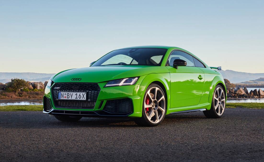 A $137,500 Audi TT RS sports coupe was among the cars stolen last year when it was being serviced in a northside garage. Picture supplied