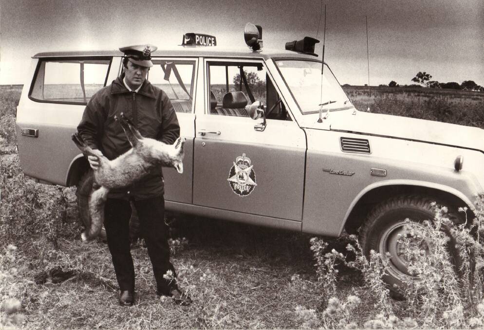 Police later switched to using Toyota LandCruisers for the rural patrol. Picture: AFP Museum