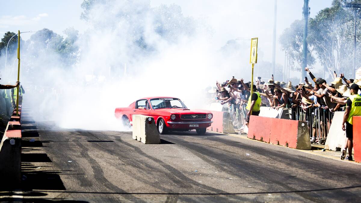 Marshals will enforce capacity limits at key Summernats venues and areas such as Tuff Street. Picture: Dion Georgopoulos 