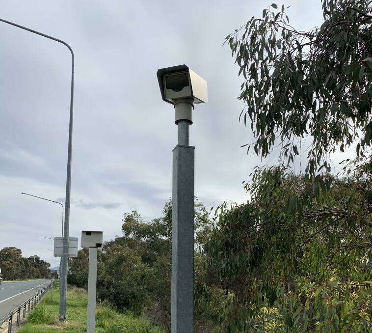 Canberra's fixed traffic camera system had a major malfunction in February and March last year, resulting in hundreds of incorrectly issued infringement notices. Picture: Peter Brewer 