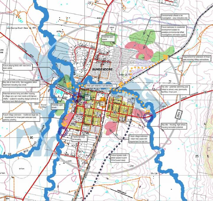 Bungendore's future growth plan. Picture: Supplied