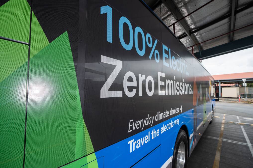 The new electric buses will have a 350km driving range and take between three to five hours to recharge. Picture supplied