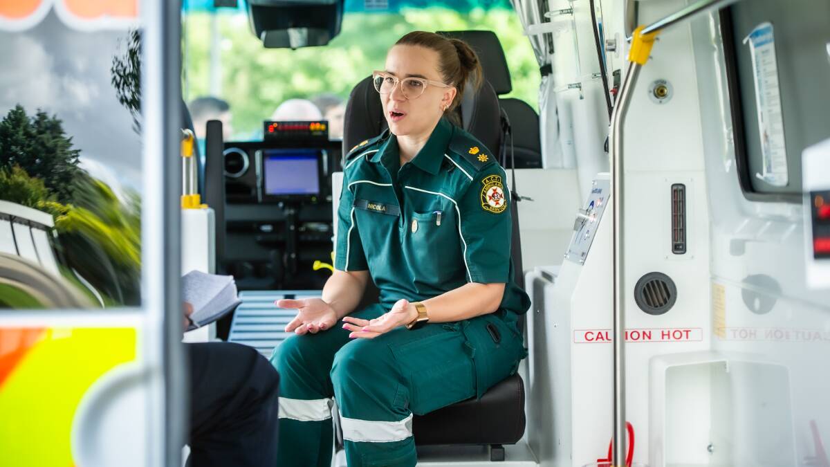 Paramedic Nicola Smith has received the training package which helps ambulance officers deal with aggression and violence in the field. Picture by Karleen Minney 