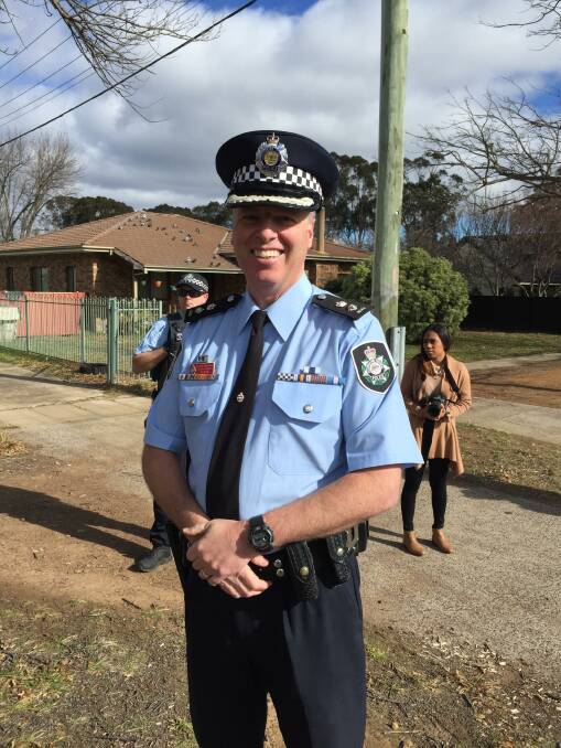 Detective Superintendent Jason Kennedy, in charge of the ACT police COVID taskforce.