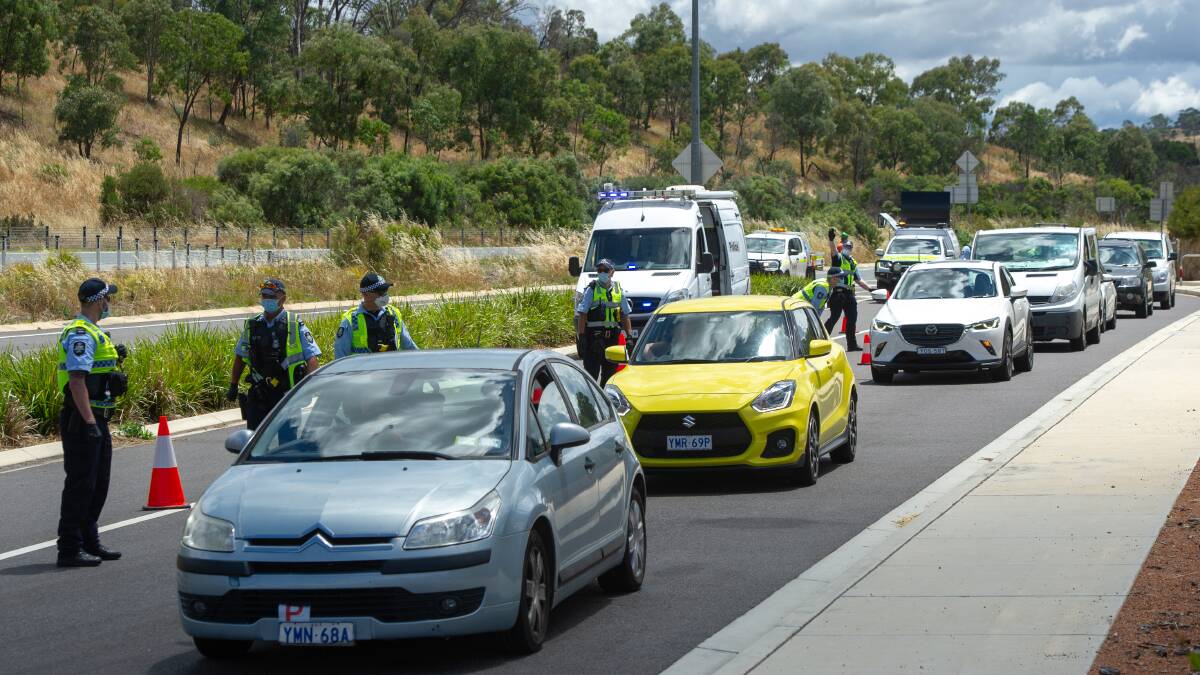 ACT's Road Policing teams are spending much of their time on border compliance. Picture: Peter Brewer