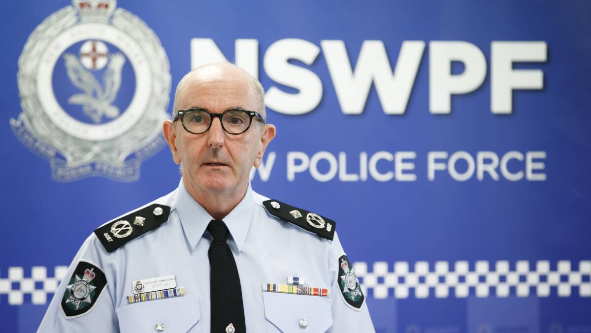 Assistant Commissioner Scott Lee will act in the role as Chief Police Officer for the ACT. Picture AAP