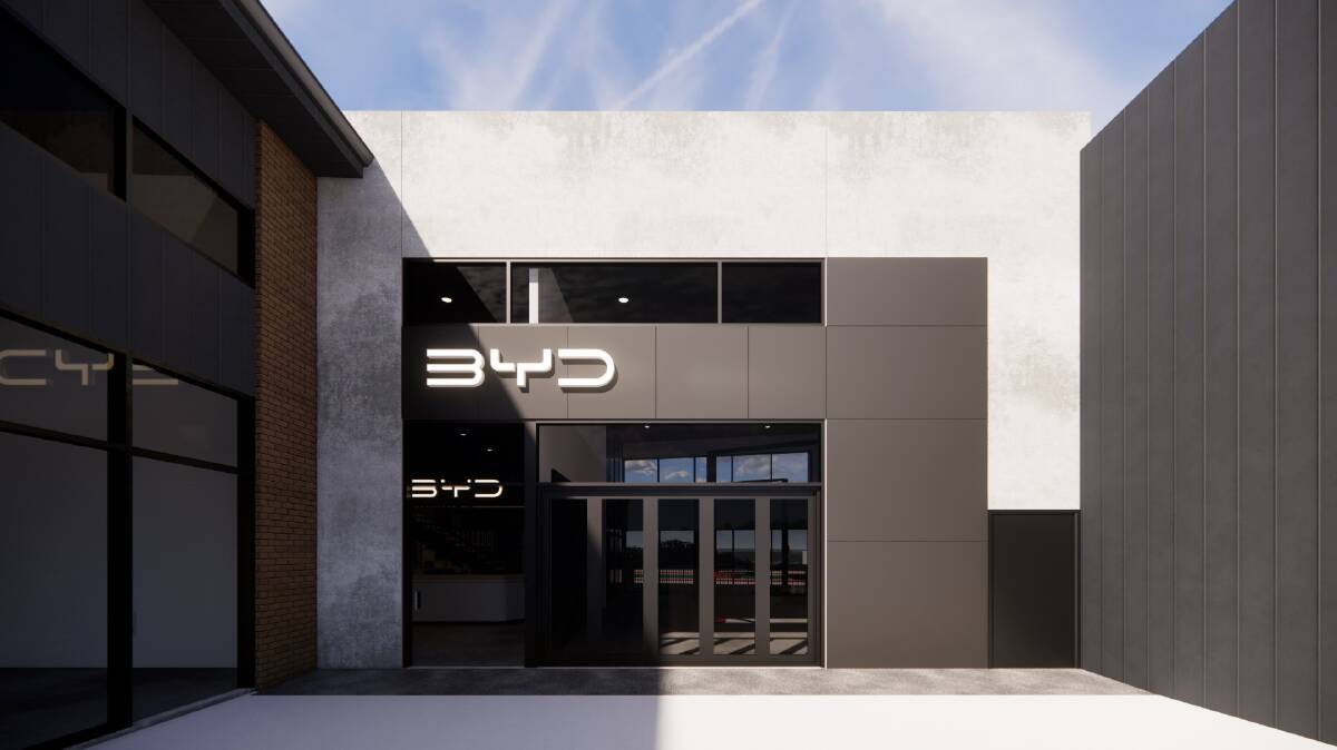 An artist's impression of the new BYD Canberra Experience Centre. Picture supplied