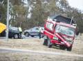 The traumatic crash scene on the Monaro Highway almost four years ago. Picture: Dion Georgeopoulos