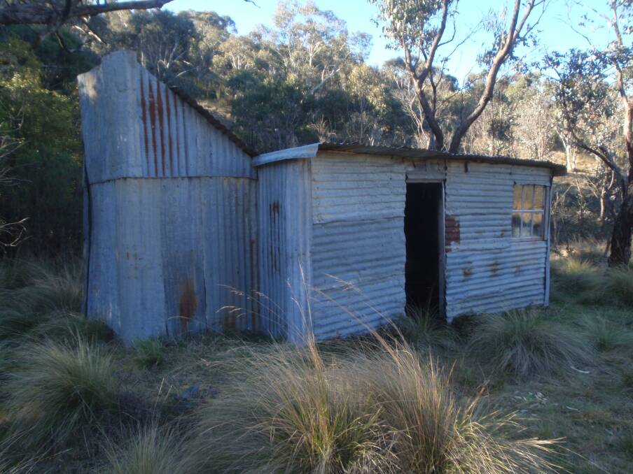 Mac and Bert Oldfields Hut, before it was destroyed by the bushfires. Picture: Simon Buckpitt