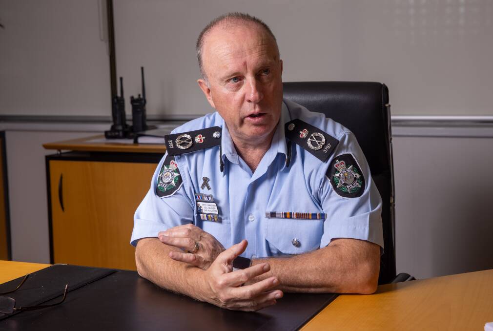 Chief Police Officer Neil Gaughan said trans-national drug traffickers are operating with "direct links into the territory". Picture: Keegan Carroll