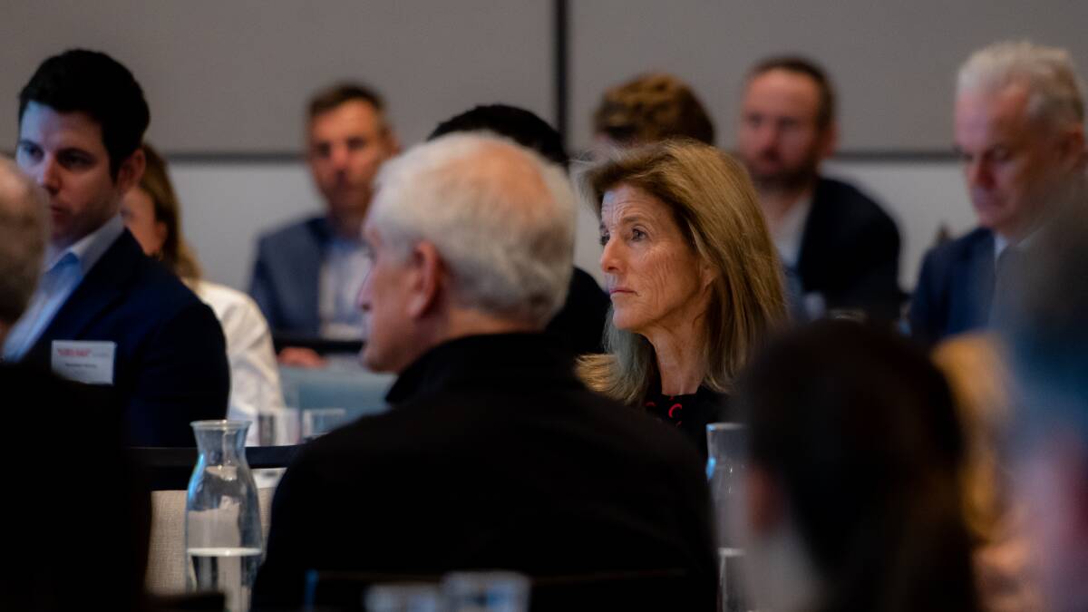 The newly minted US ambassador to Australia, Caroline Kennedy, was in the packed crowd for Australia's first EV Summit on Friday. Picture: Elesa Kurtz