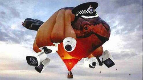 How police thought their Spywhale might look, until the concept was shot down. Picture: Supplied
