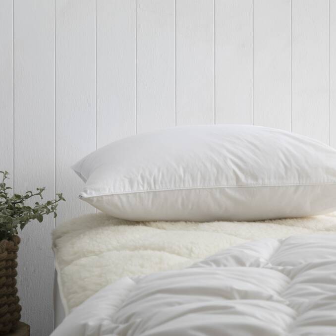 FEELING FRESH: Flipping and fluffing your pillow almost every day will increase its lifespan. Photo: Supplied