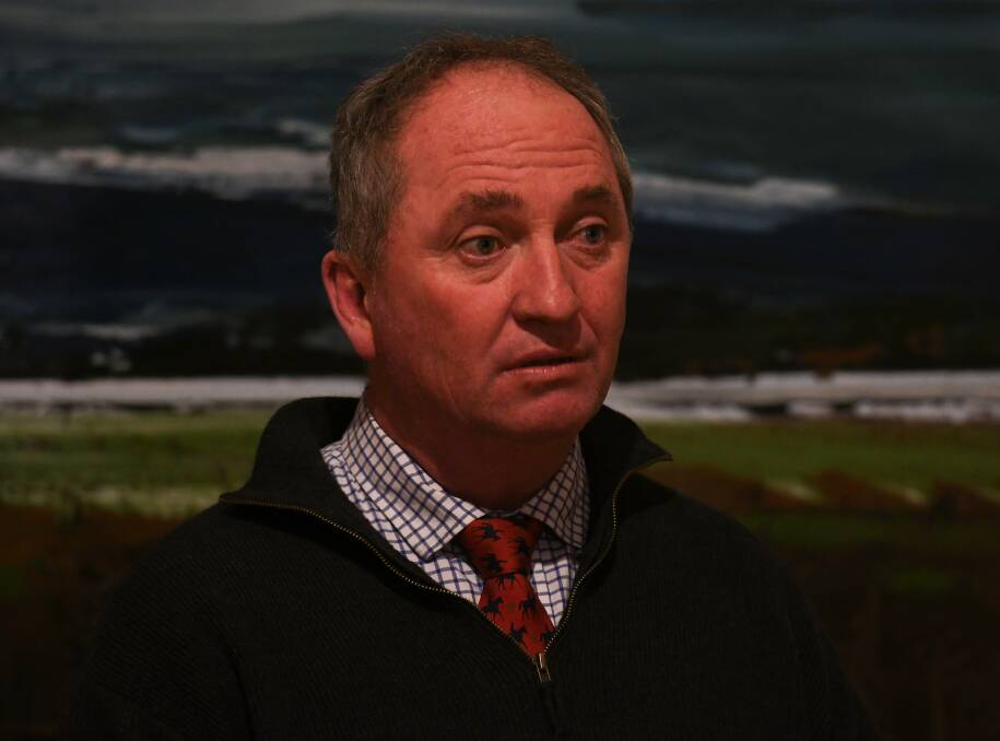 Power plans: Barnaby Joyce said he'd even be happy to have a small modular nuclear power plant in his electorate. Photo: Gareth Gardner 