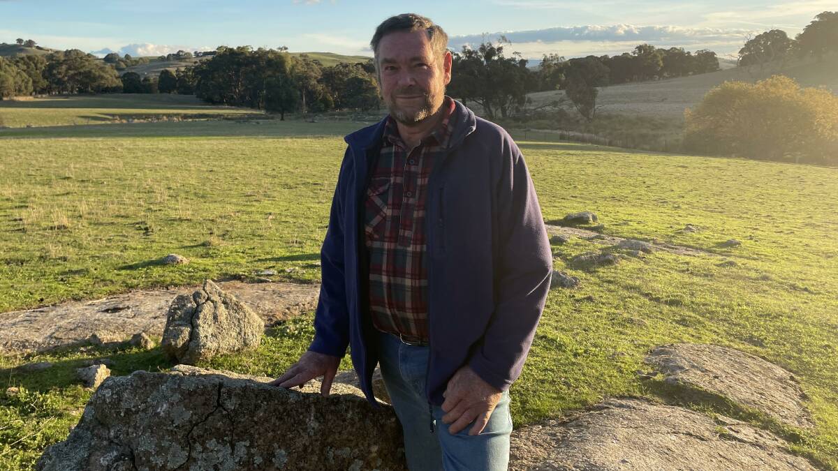 UP IN ARMS: Fourth-generation Merino woolgrower and beef farmer Alistair Lade, Highlands, says there is limited information about the controversial wind farm project.