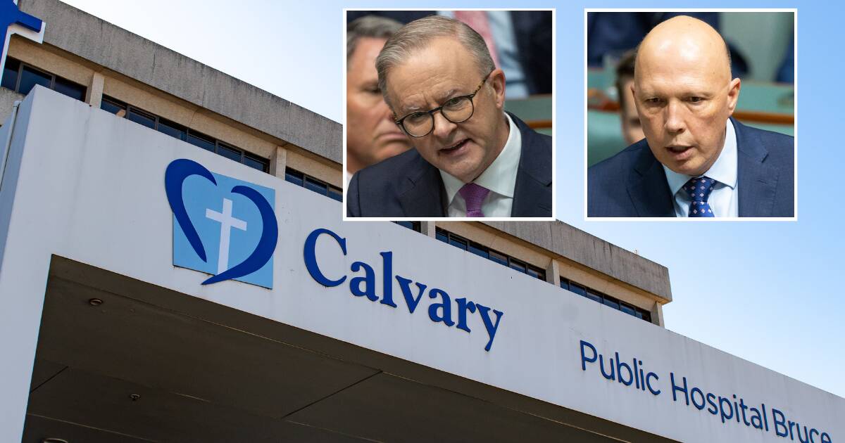 Federal opposition insists Albanese government override the ACT government Calvary takeover