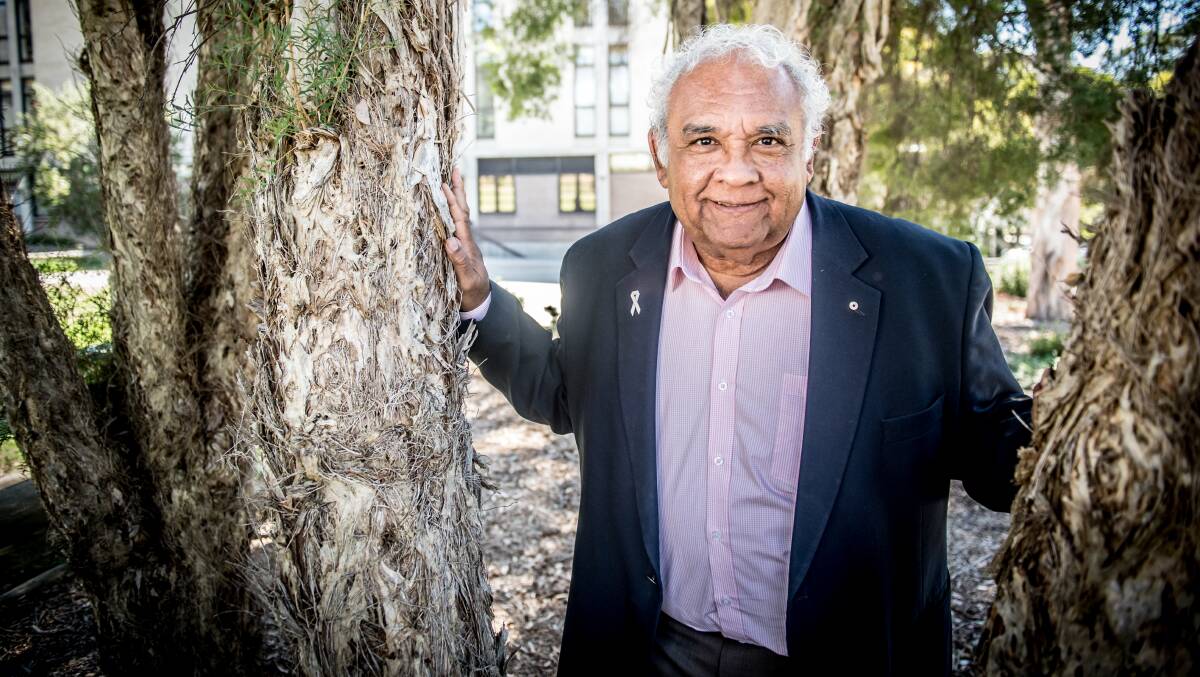 University of Canberra chancellor and Senior Australian of the Year, Professor Tom Calma. Picture by Karleen Minney.