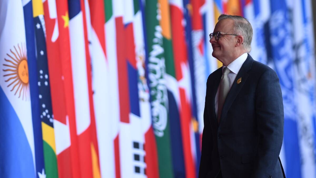 Anthony Albanese at the G20 Leaders' Summit in Bali. Picture Getty Images 