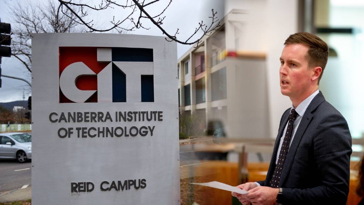 Skills Minister Chris Steel has blasted the CIT board over a series of consulting contracts. Picture: Elesa Kurtz 