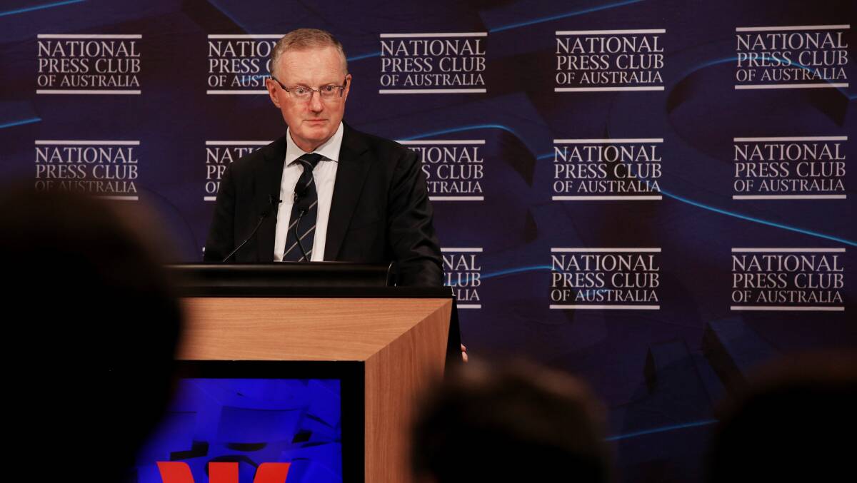 RBA governor Philip Lowe will be grilled by two parliamentary committees this week. Picture Getty Images 