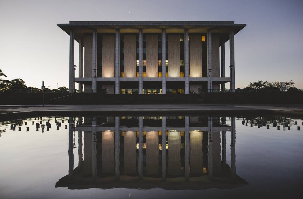 The National Library of Australia. Picture by Jamila Toderas