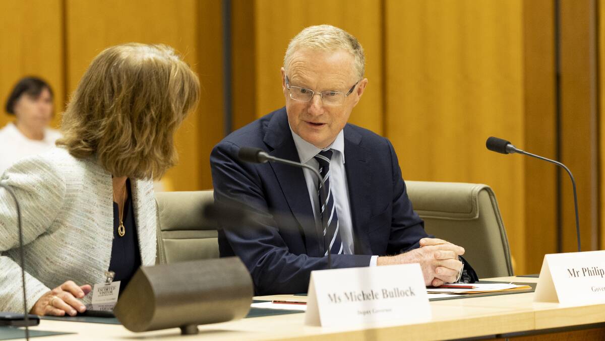 RBA governor Philip Lowe is appearing before the House of Representative's Economics Legislation Committee. Picture by Keegan Caroll 