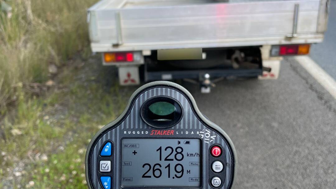 The p-plater was detected travelling at 128km/h in a 90km/h zone. Picture ACT Policing 