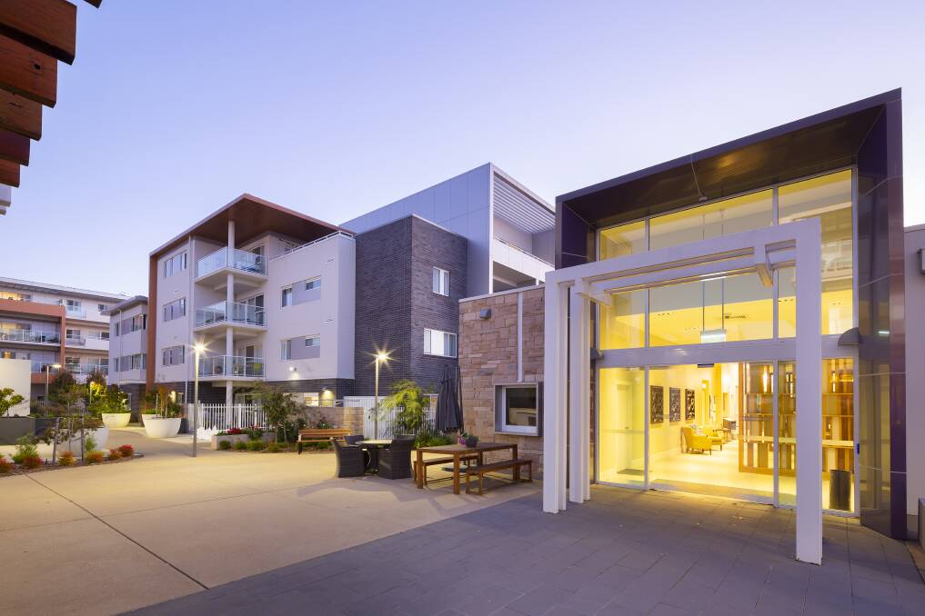 Goodwin's recent development in Crace, The Central retirement village won the Property Council of Australia award for the 'ACT Development of the Year'. Photo: Supplied.