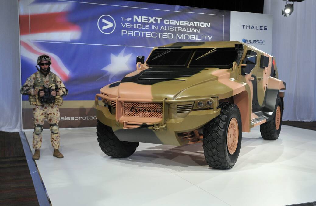 Hawkei light protected vehicle, as unveiled way back in 2009. Picture by Gary Schafer.
