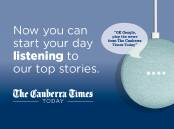 Listen to The Canberra Times Today