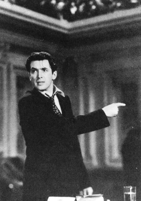 James Stewart in Mr Smith Goes To Washington. Picture: Supplied