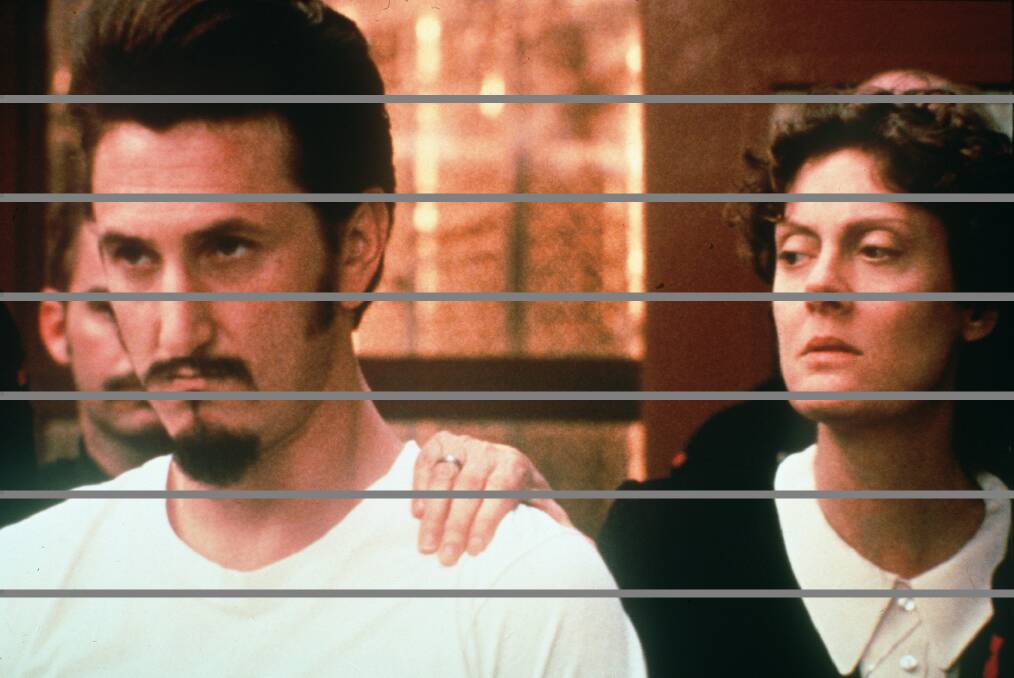 Sean Penn, left, and Susan Sarandon in Dead Man Walking. Picture: Supplied