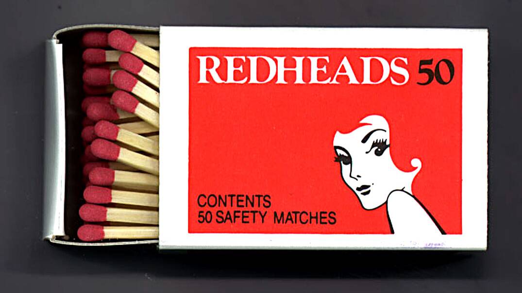 A packet of Redheads matches. The Australian icon is now Swedish-owned.
