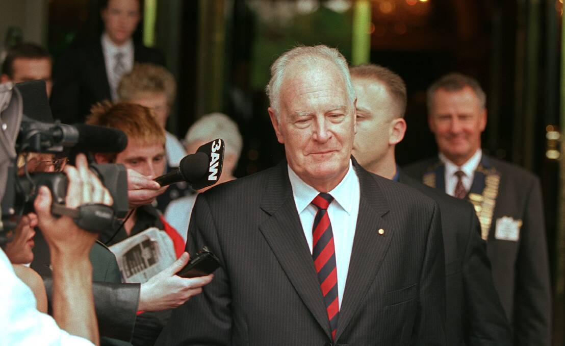 Former governor-general Peter Hollingworth, who resigned in 2003 over his handling of child sex abuse claims in the church. Picture: Joe Armao.