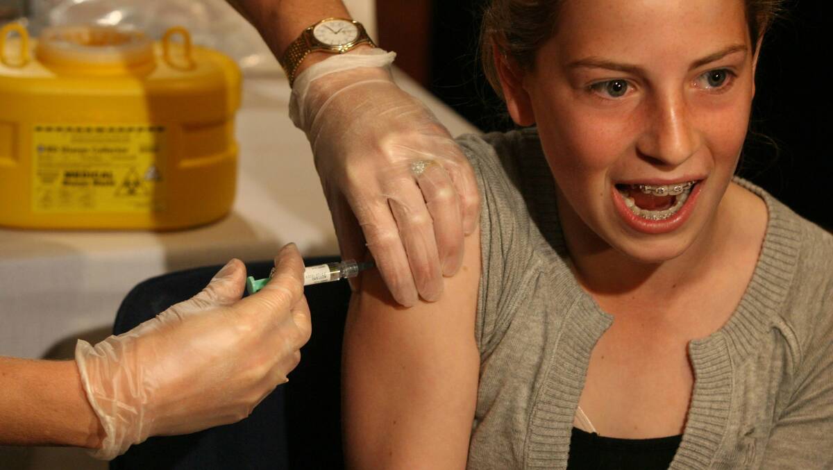 The Gardasil vaccine has seen a dramatic fall in HPV infections. Picture: Peter Rae