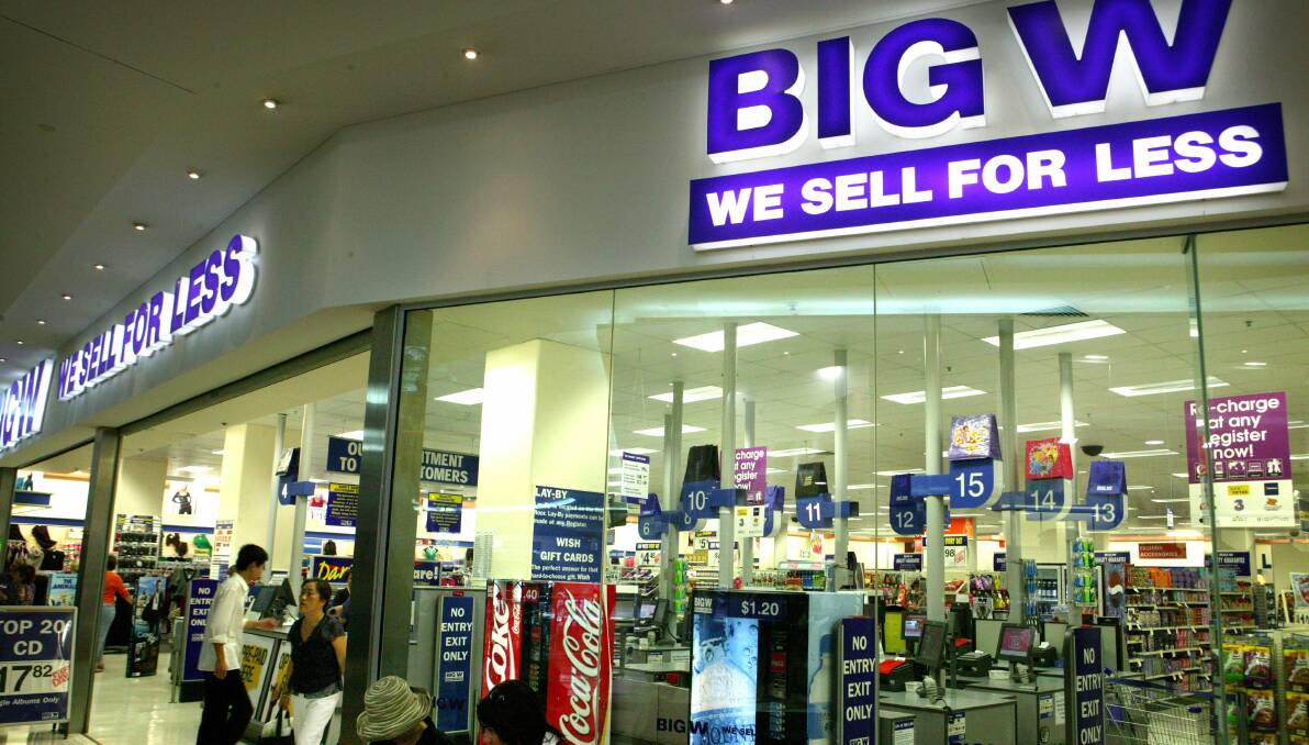 Department store retailer Big W has been the biggest pain point for Woolworths since it closed its disastrous Masters hardware chain in 2016. Picture: Glenn Hunt