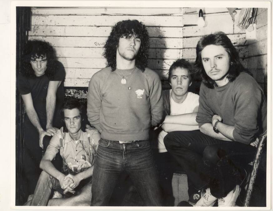 Cold Chisel back in the early days of their career. Picture: Supplied