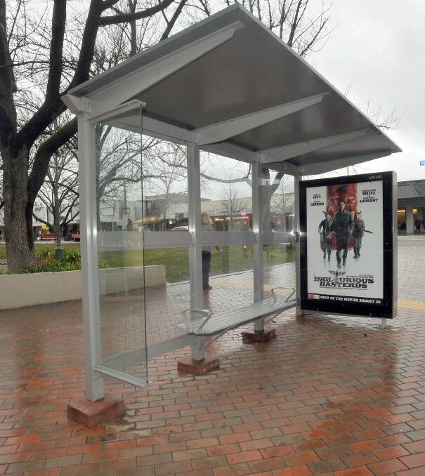 More than 50 bus stops have been targeted with sling shots in recent weeks. File picture: Gary Schafer