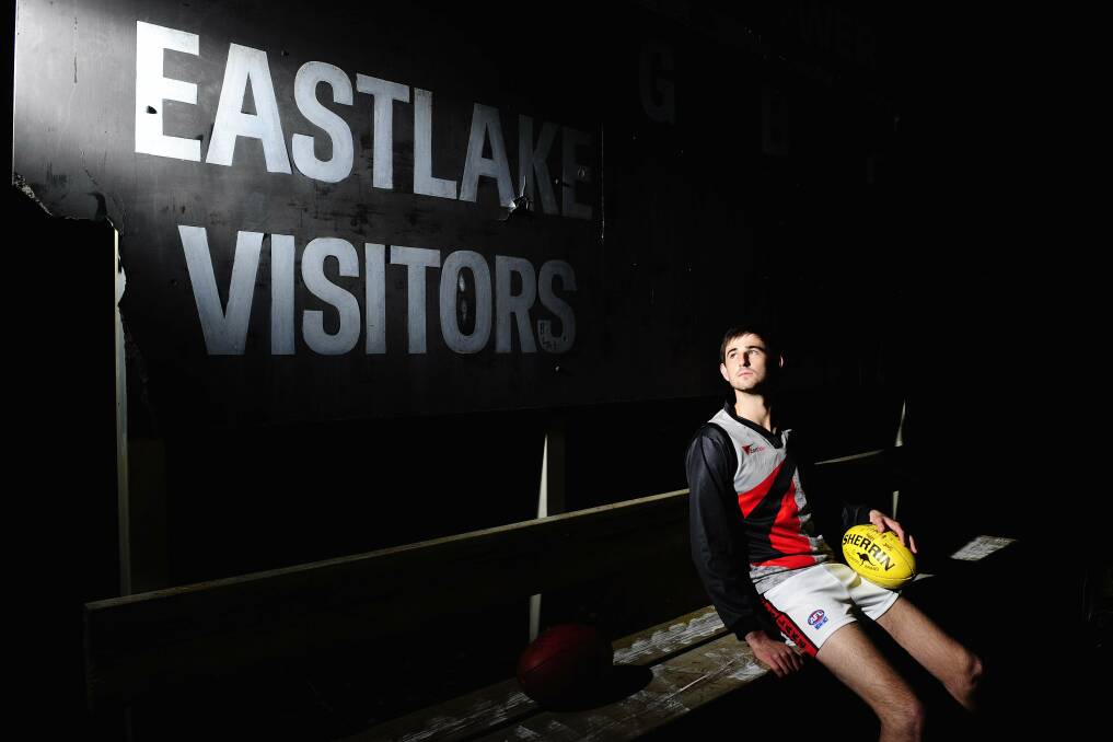 Eastlake's Mitch Frail will play his 100th game. Picture: Stuart Walmsley