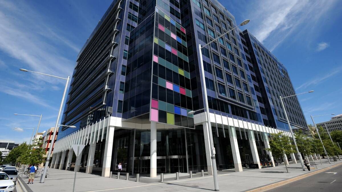 The Department of Education, Skills and Employment may move away from its headquarters at 50 Marcus Clarke Street. Picture: Richard Briggs